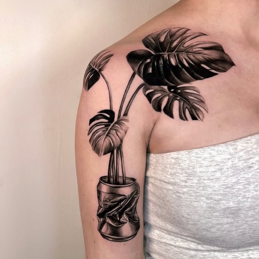 Tattoo by @long.tea_tattooer — black_and_grey, realism