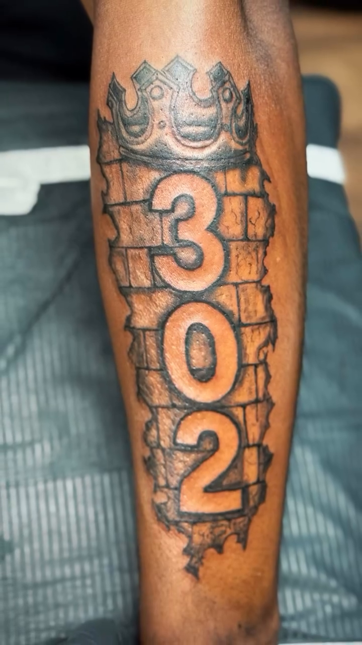 Tattoo by @napawong_tattoo_thai — black_and_grey, lettering_script