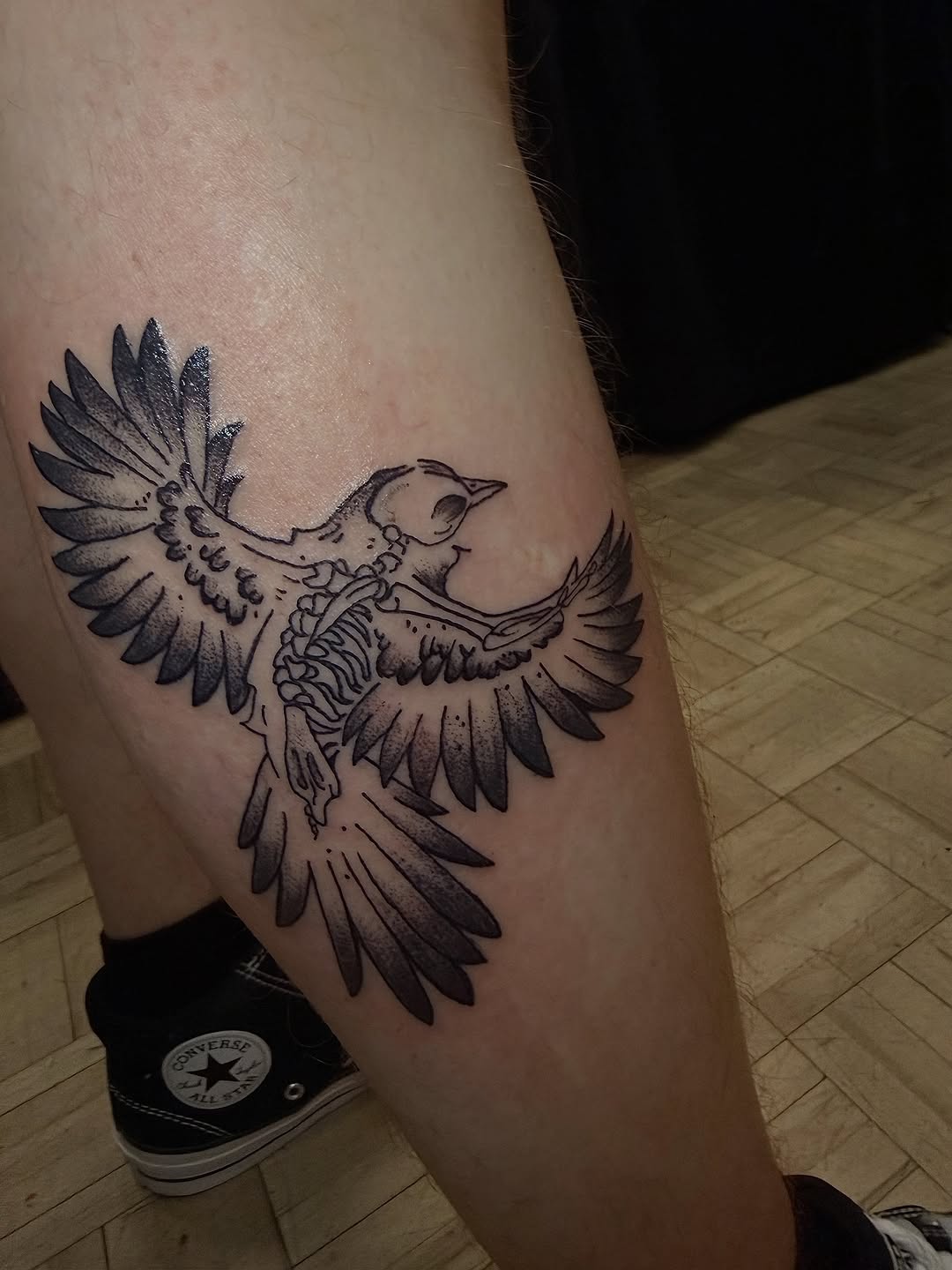 Tattoo by @storylines.tattoos — black_and_grey, dotwork