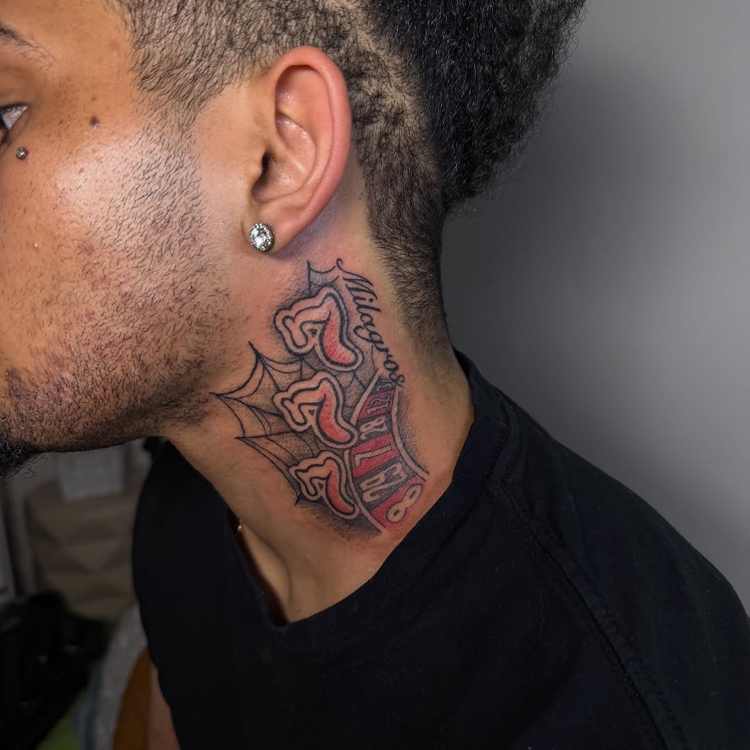 Tattoo by @inkbyvicc โ lettering_script