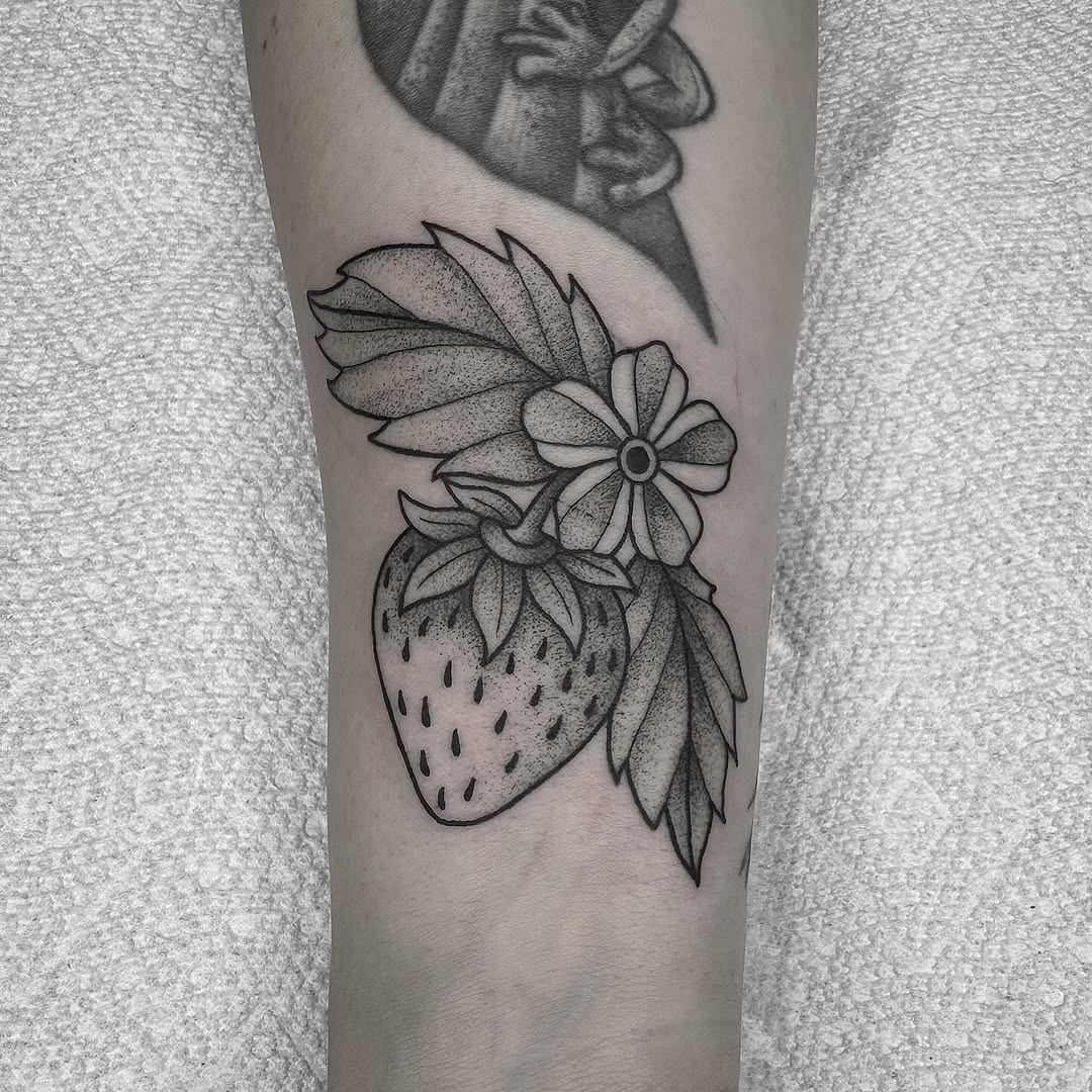 Tattoo by @shan.stabs — dotwork, black_and_grey