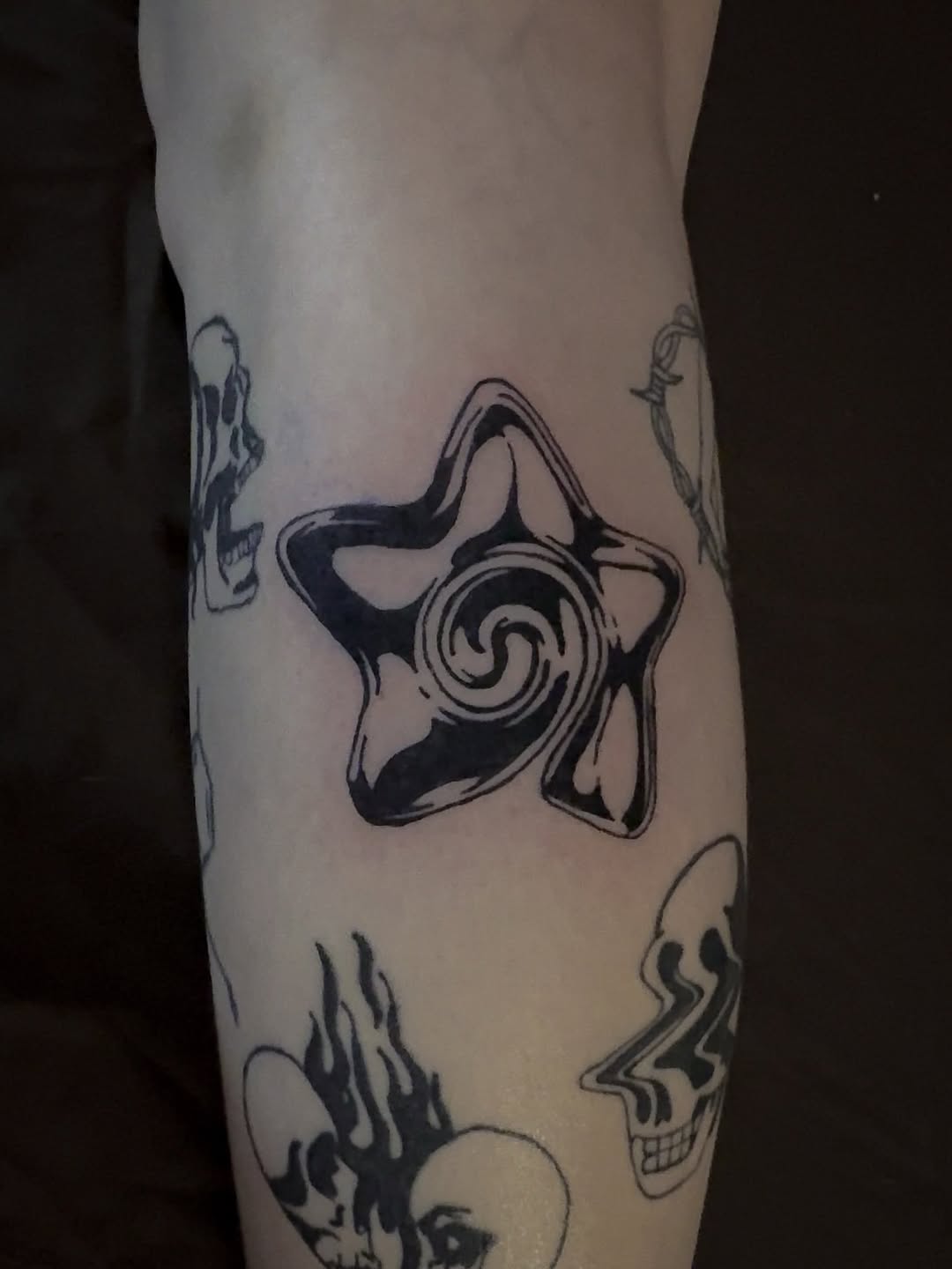 Tattoo by @inked.byciara — blackwork