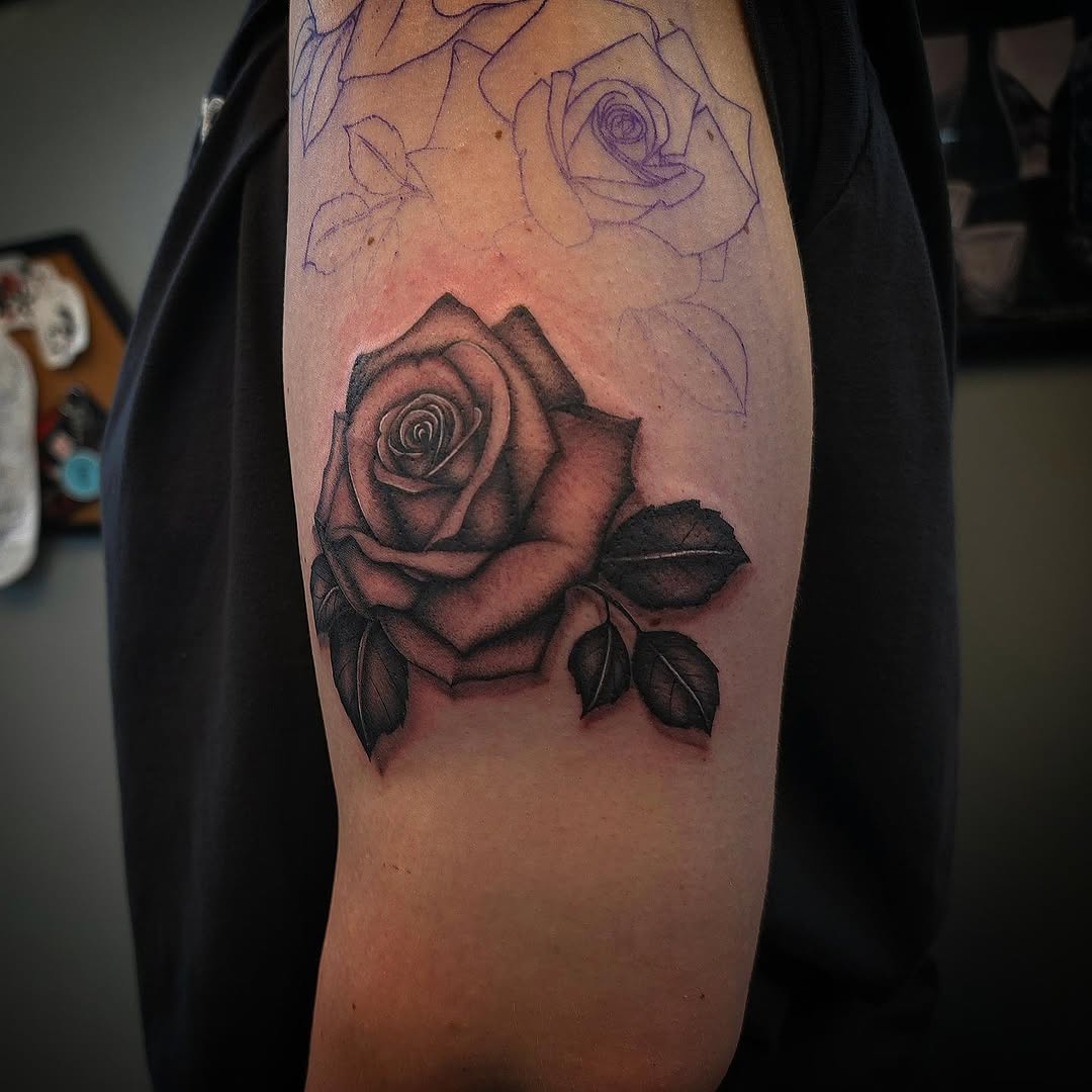 Tattoo by @danielleeink — realism, black_and_grey