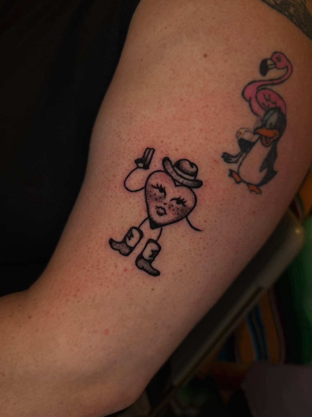 Tattoo by @hotdonnatattoos — new_school, ignorant