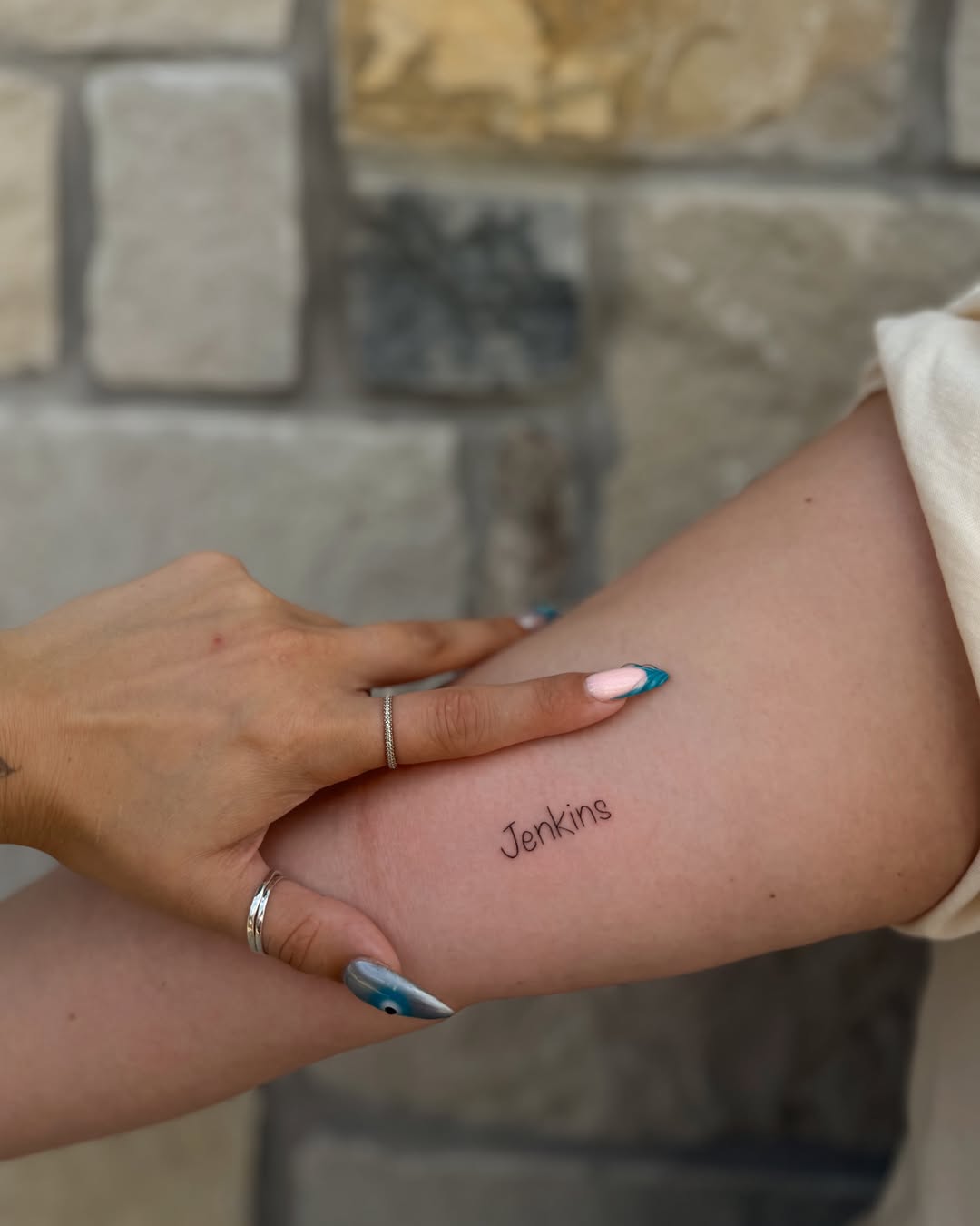 Tattoo by @inkedbyrags β fine_line, lettering_script