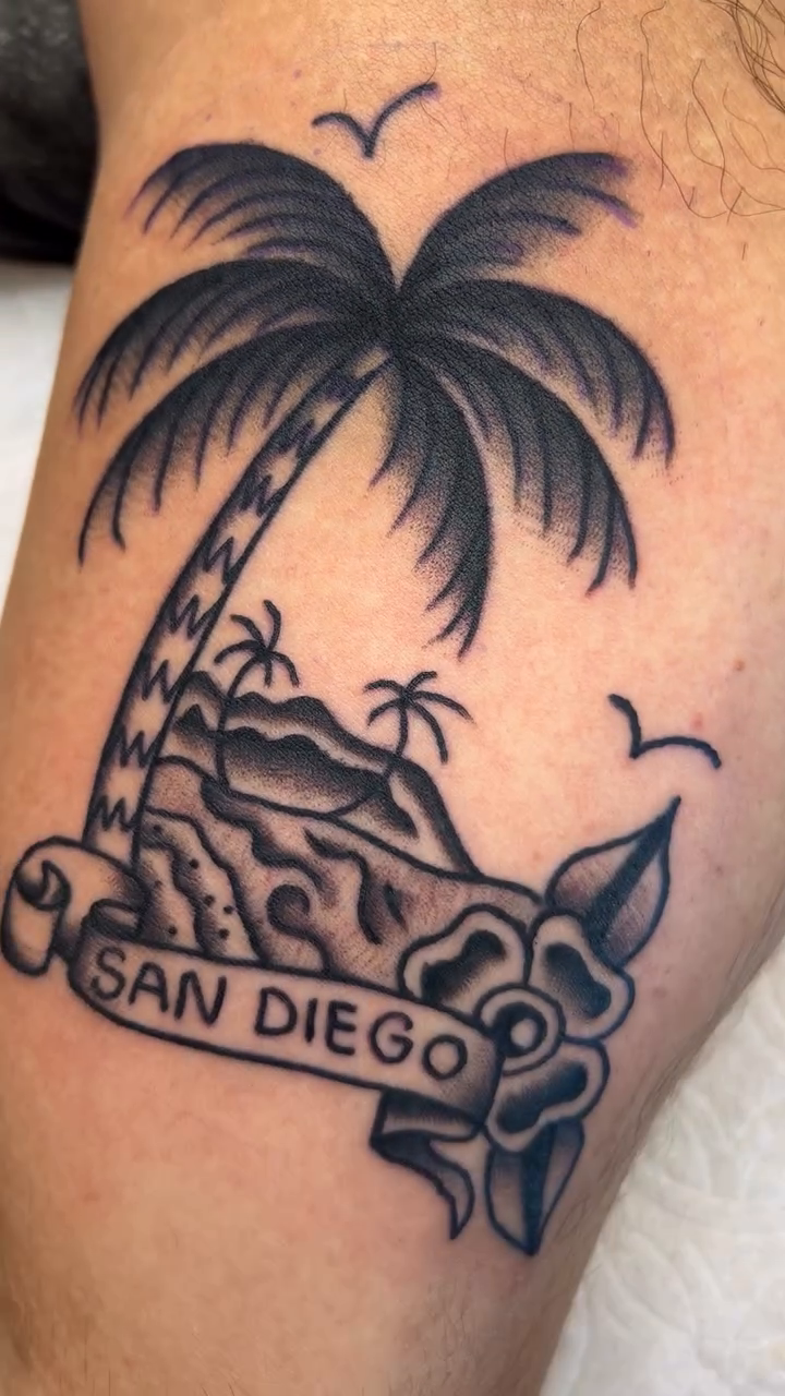 Tattoo by @gnarbunkle โ american_traditional, black_and_grey