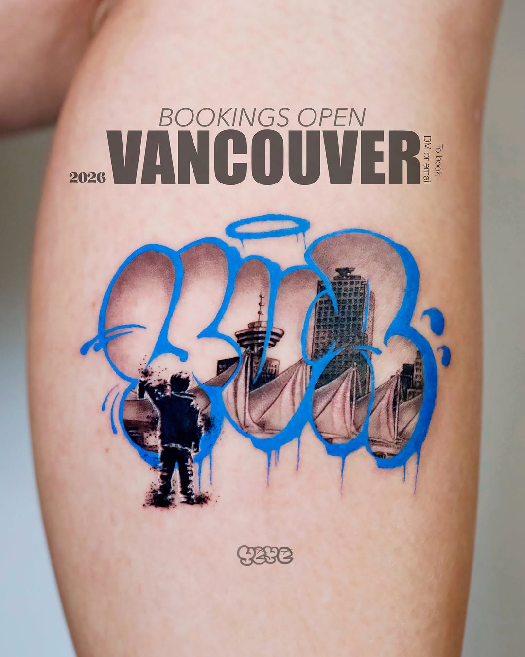 Tattoo by @tattooist_yeye — new_school, black_and_grey