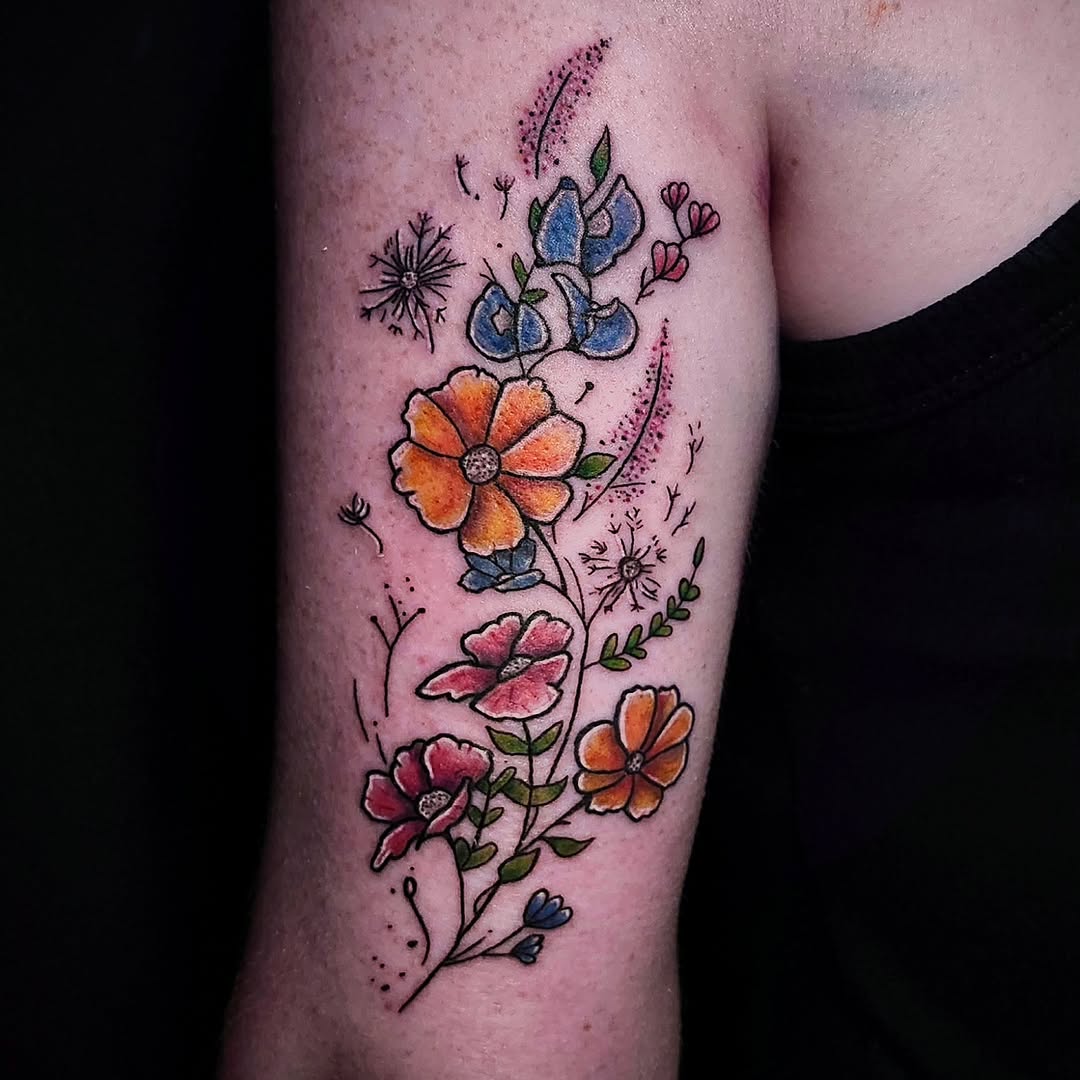 Tattoo by @tattoosbyalmond — fine_line, watercolor