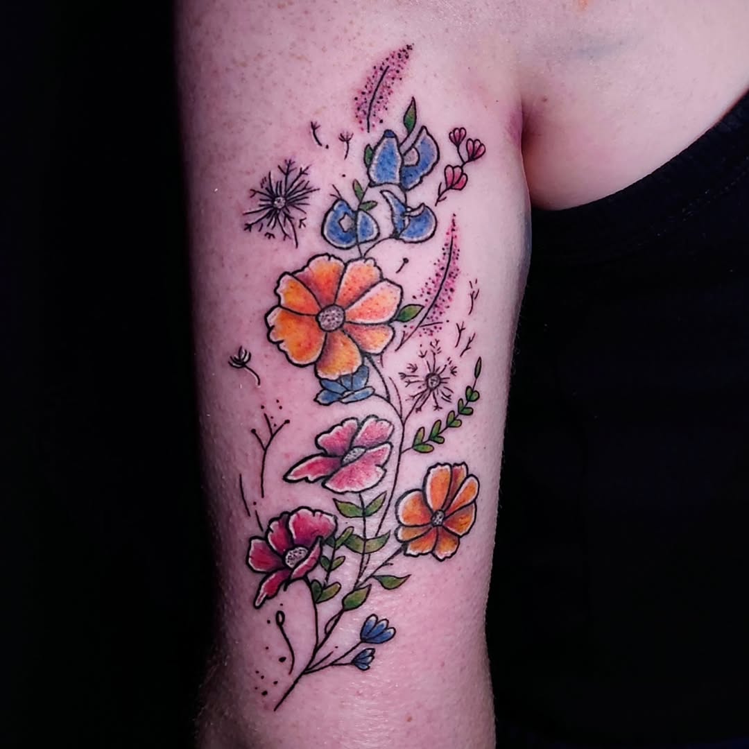 Tattoo by @tattoosbyalmond — fine_line, watercolor