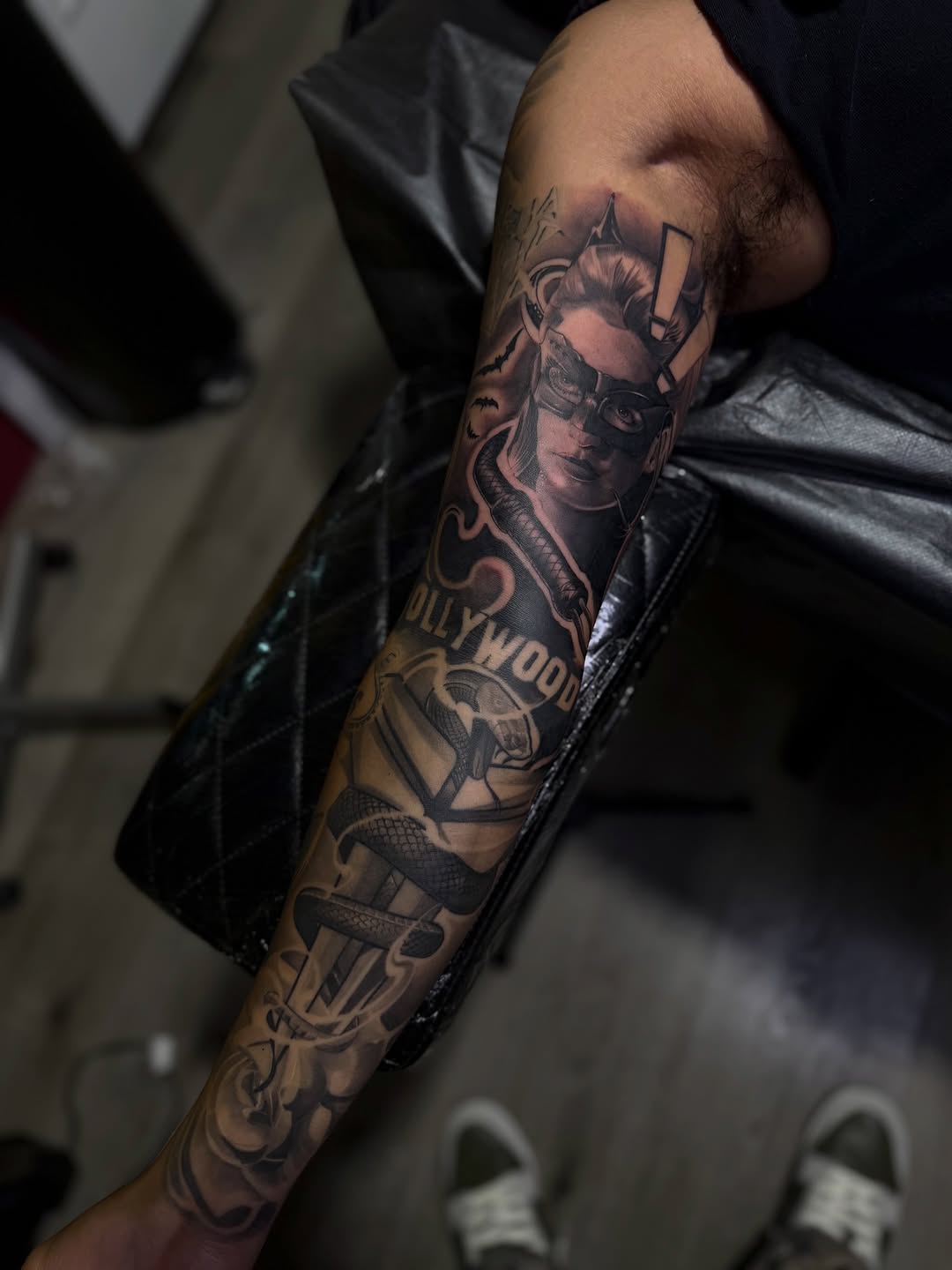 Tattoo by @dmisetattoos โ realism, black_and_grey