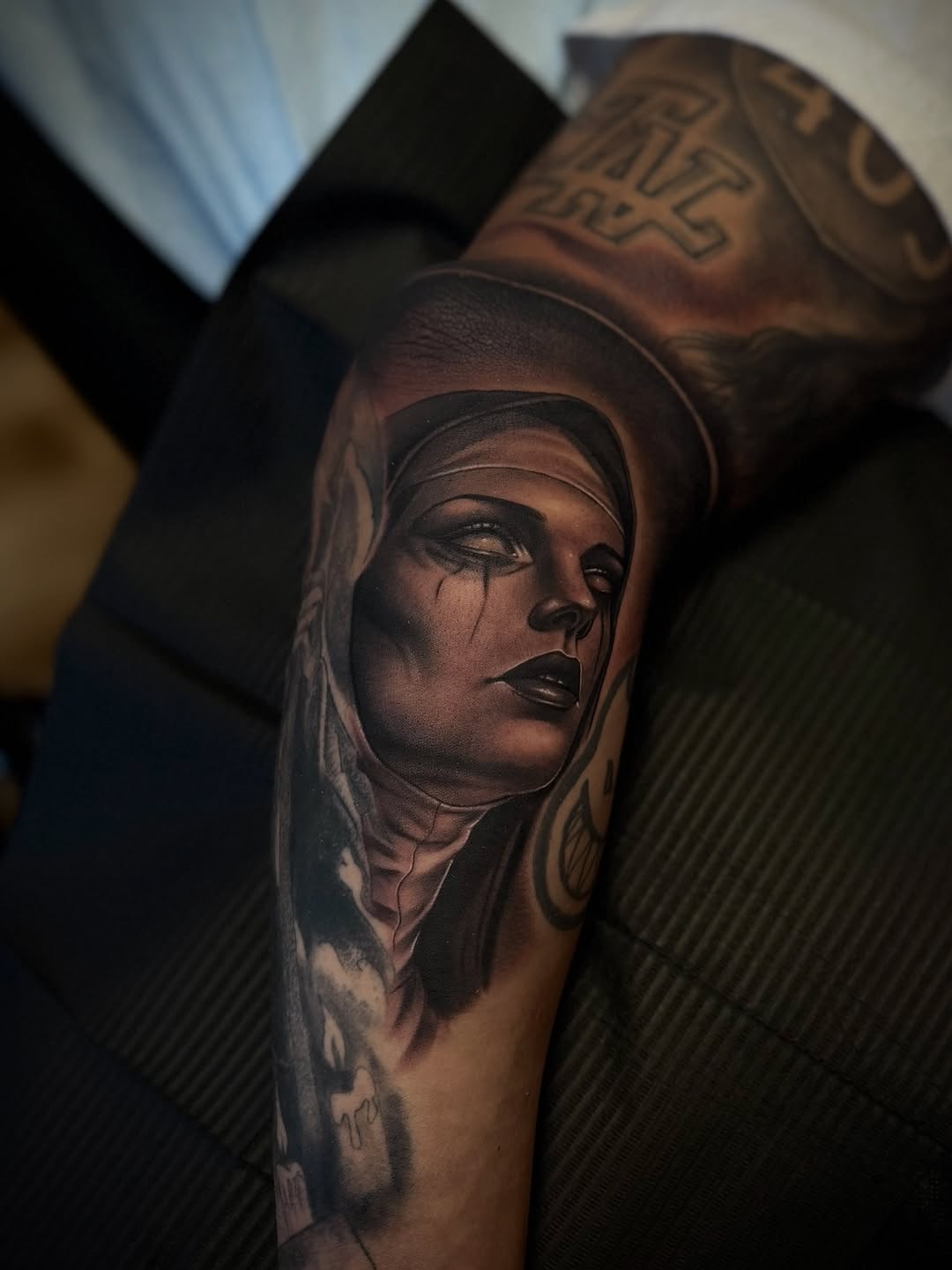 Tattoo by @ocks_tattoos β realism, black_and_grey