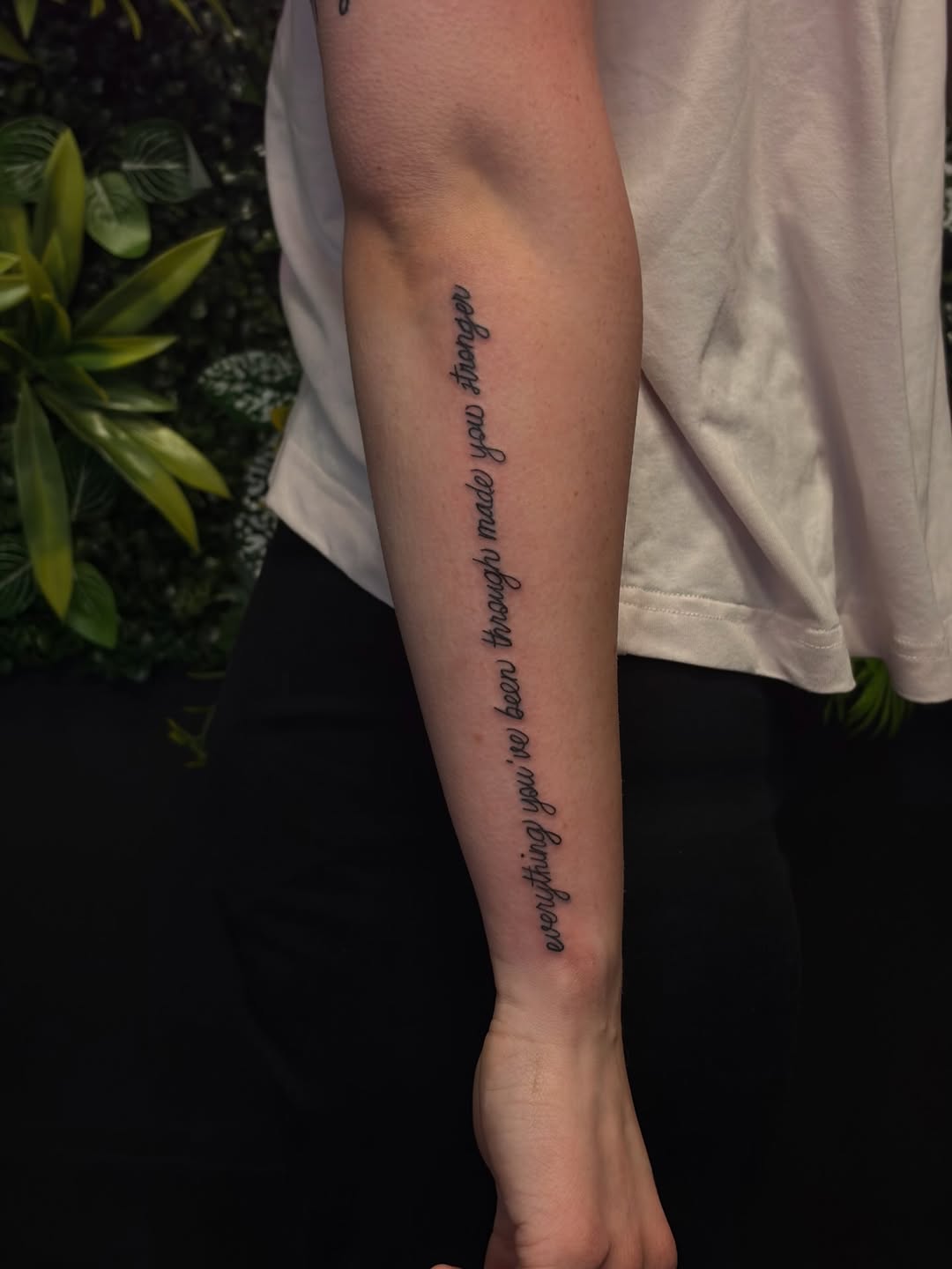 Tattoo by @tattookissshop β lettering_script, fine_line