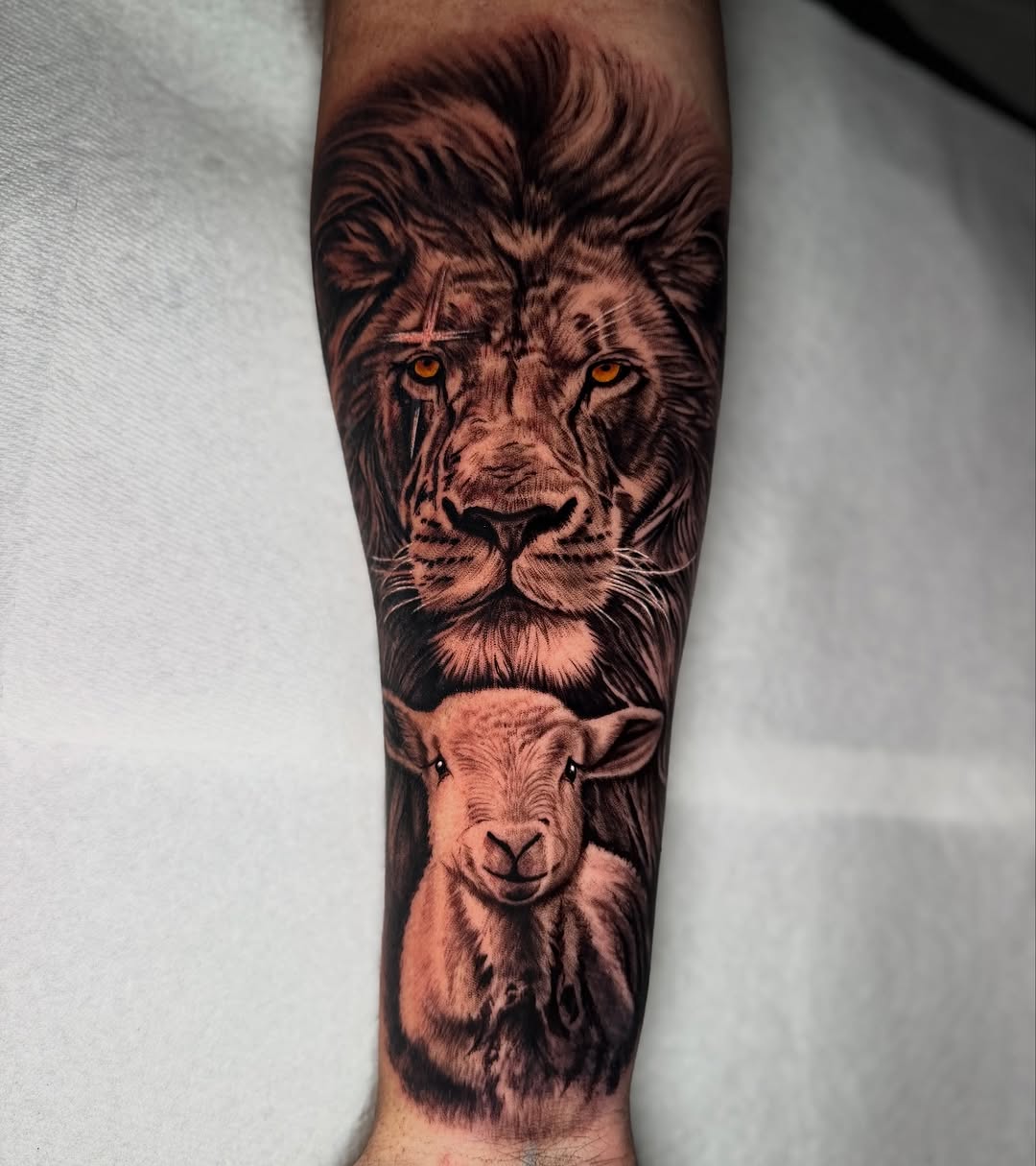 Tattoo by @freshink_tat2 — realism, black_and_grey