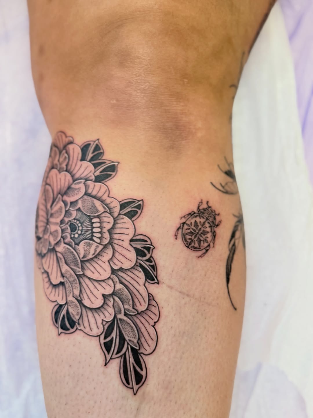 Tattoo by @amandanicole_ink — black_and_grey