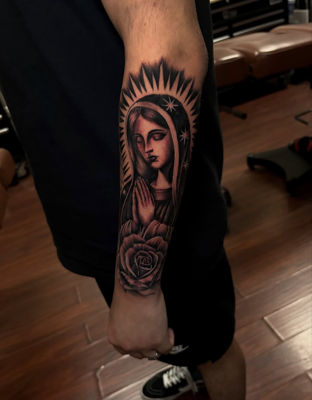 Tattoo by @sincitytattooer — black_and_grey, realism