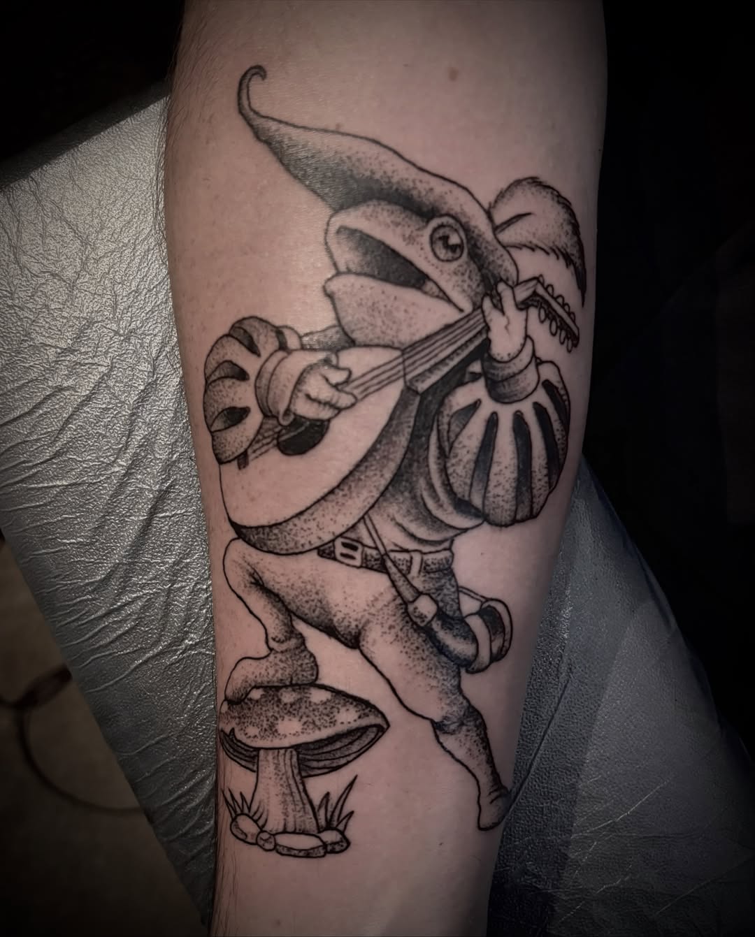 Tattoo by @tatzbyadam — dotwork, illustrative