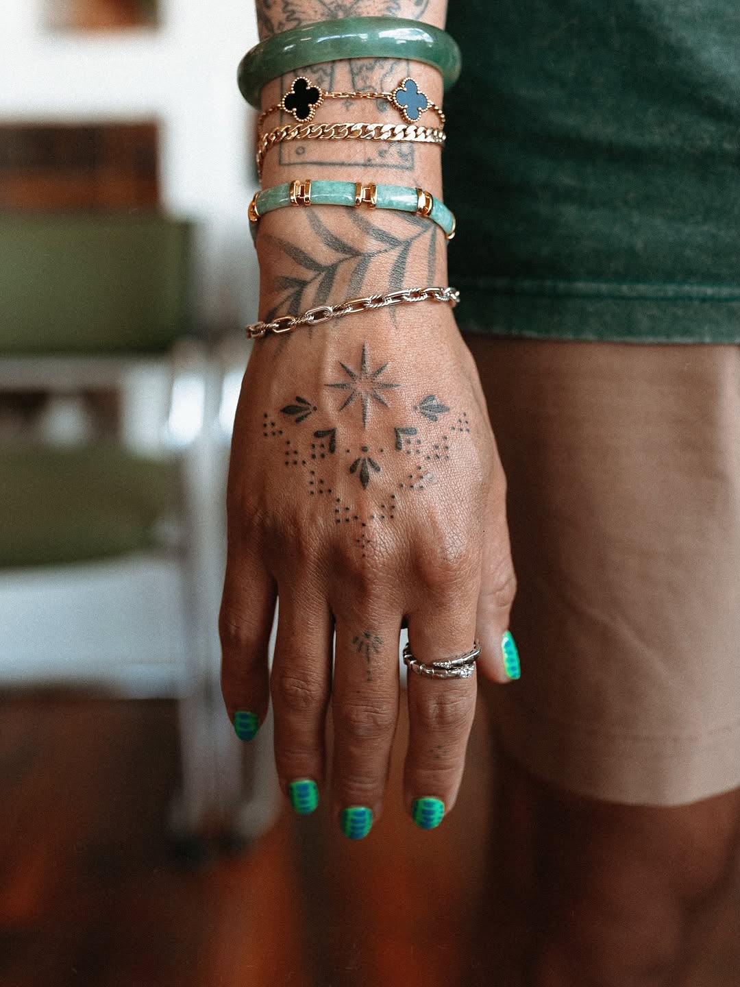 Tattoo by @spicy_pokes — dotwork