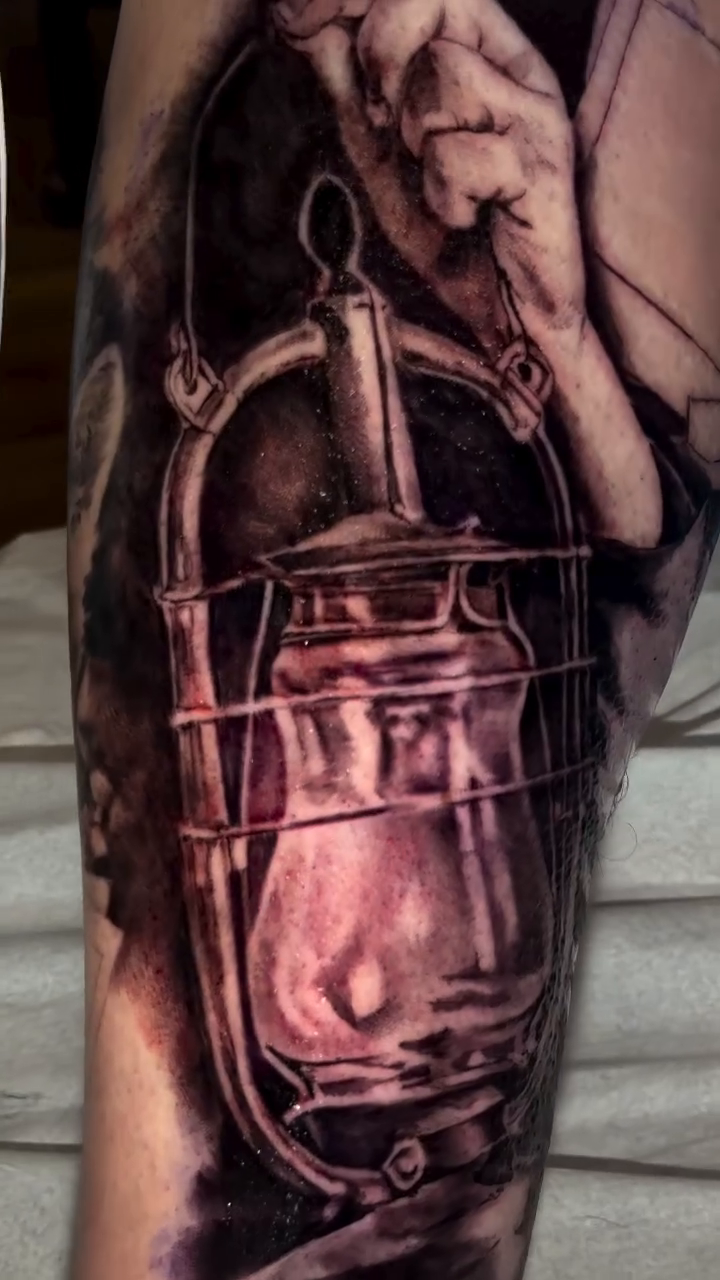 Tattoo by @chrisdoyletattoos โ realism, black_and_grey