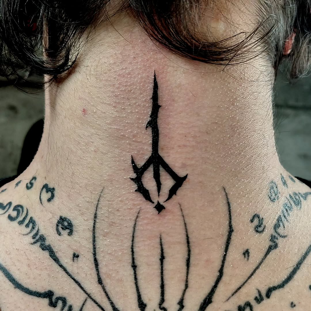 Tattoo by @ripgloss.tattoo — blackwork