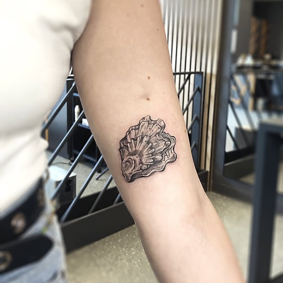 Tattoo by @inkart_ari — black_and_grey