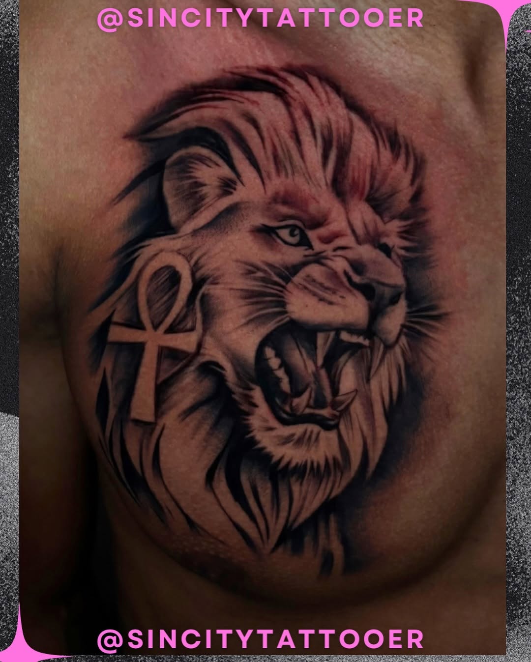 Tattoo by @sincitytattooer — realism, black_and_grey