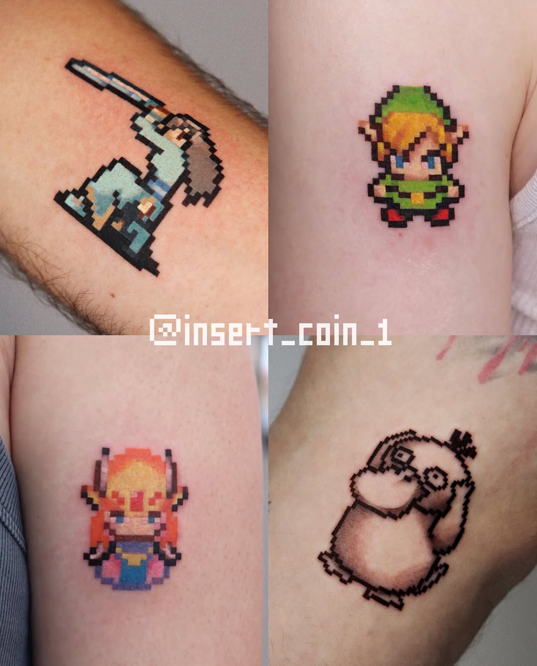 Tattoo by @insert_coin_1 β pixel_art