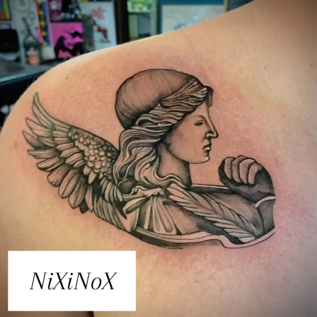 Tattoo by @getnixi — black_and_grey, realism