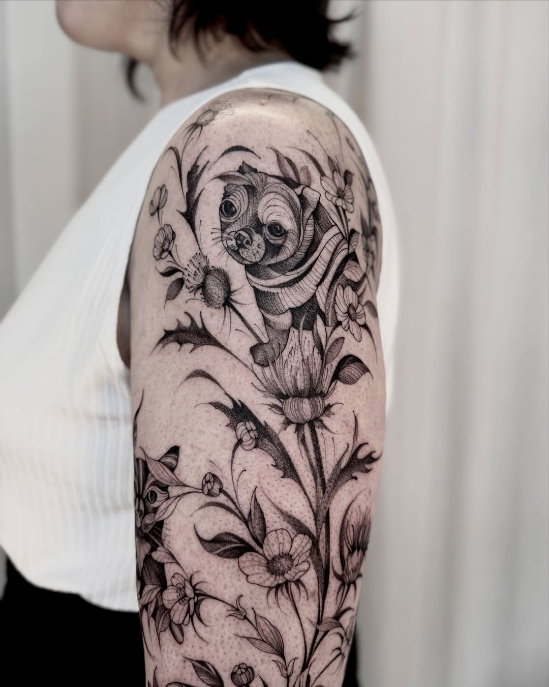 Tattoo by @aarchitattoo — black_and_grey, illustrative