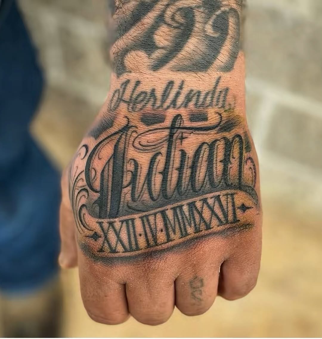 Tattoo by @lexmiranda — chicano, lettering_script