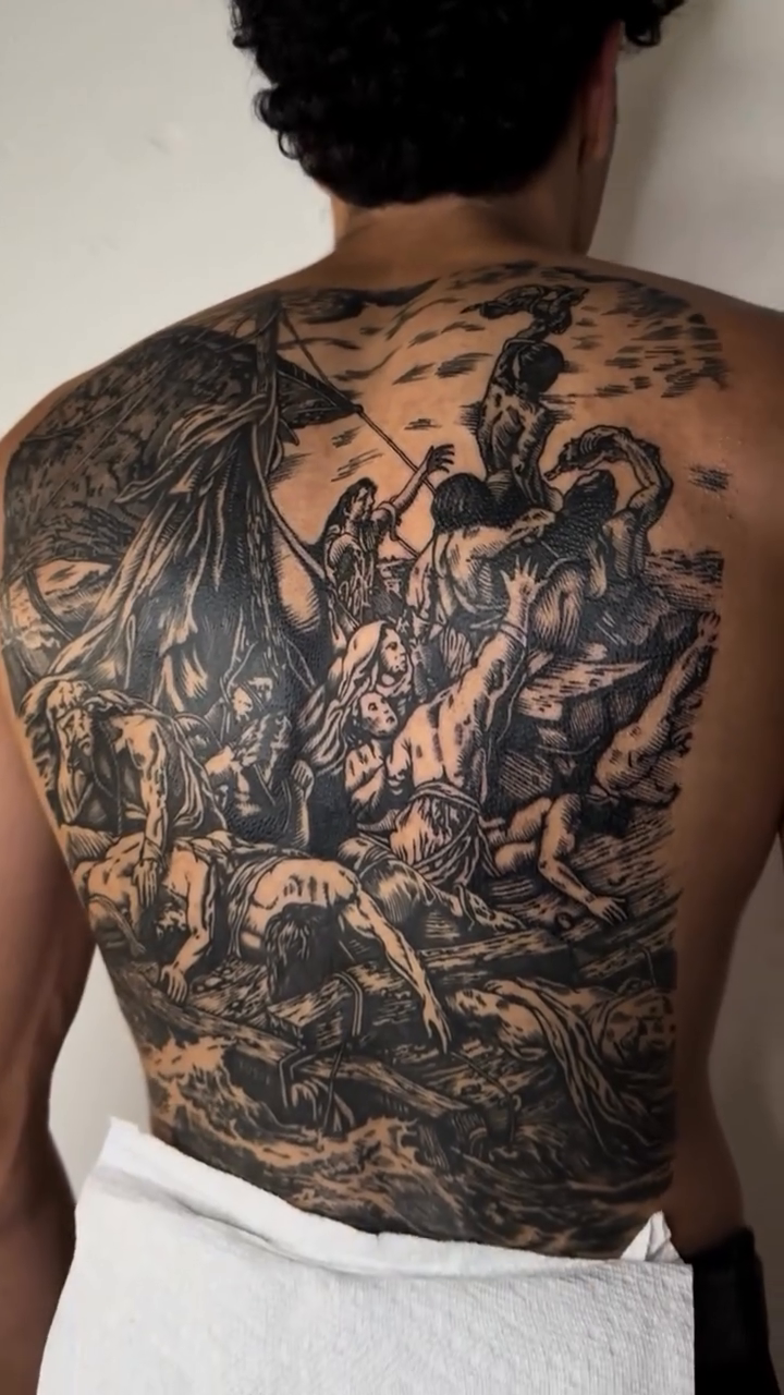 Tattoo by @ash.elrey — realism, black_and_grey