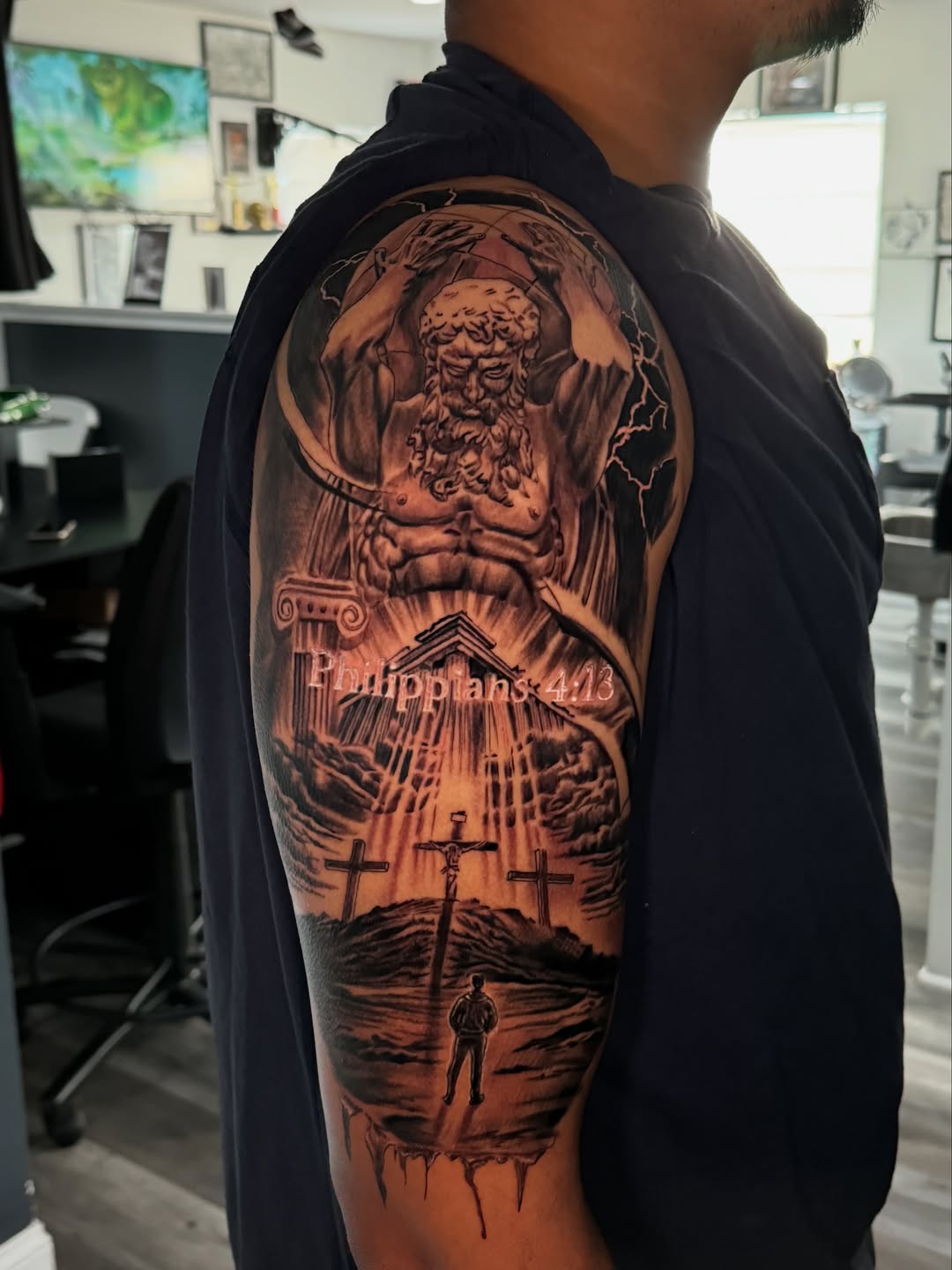 Tattoo by @mgstatts — realism, black_and_grey