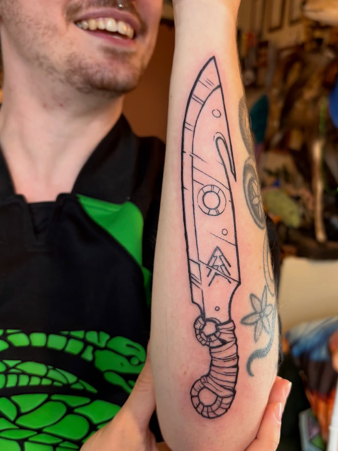 Tattoo by @firestarterink — sketch