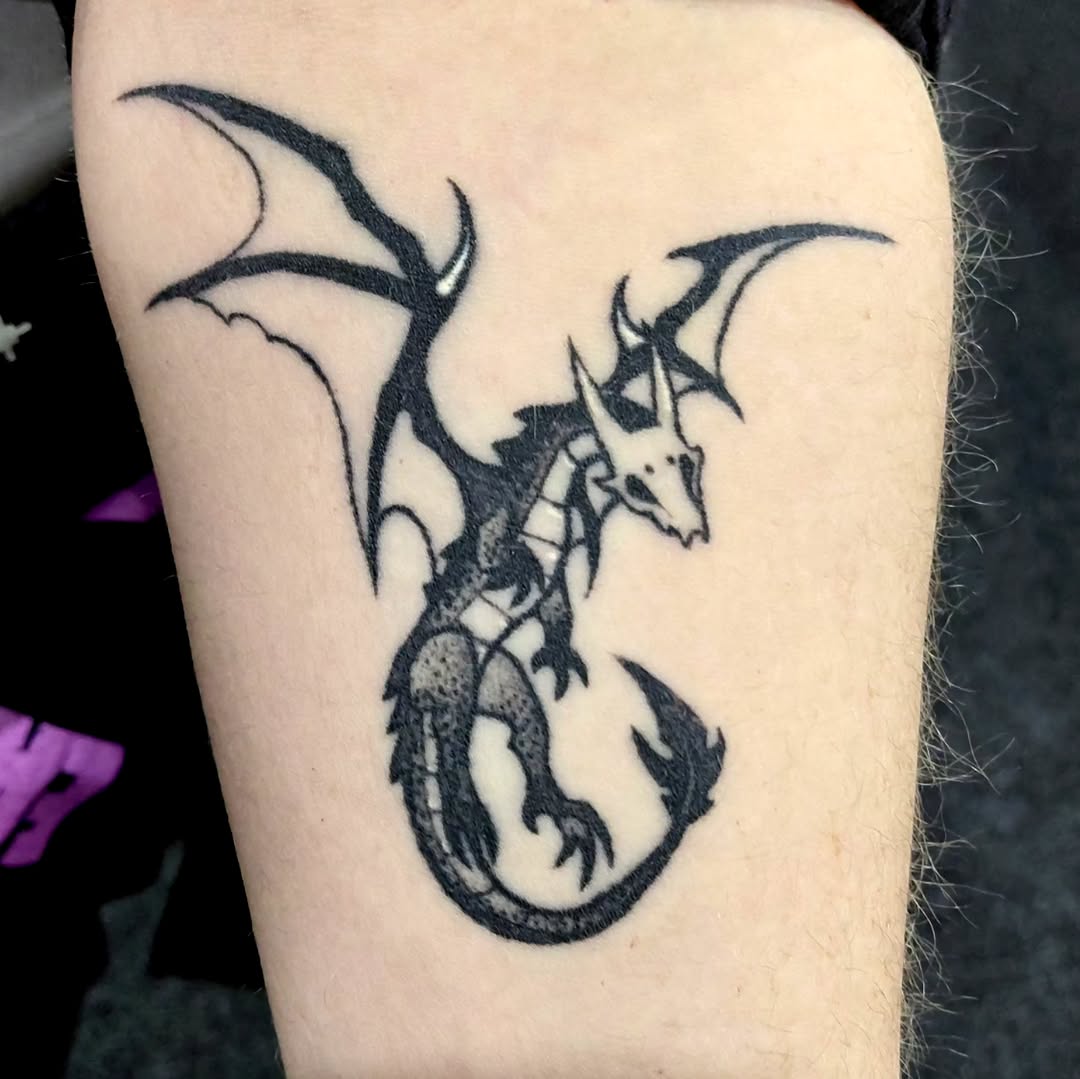 Tattoo by @ripgloss.tattoo — blackwork