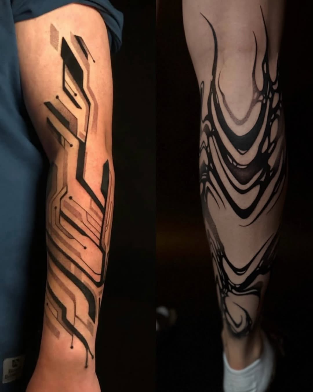 Tattoo by @orb_ink — geometric, blackwork