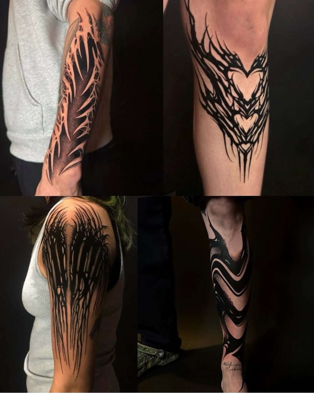 Tattoo by @orb_ink — blackwork, illustrative