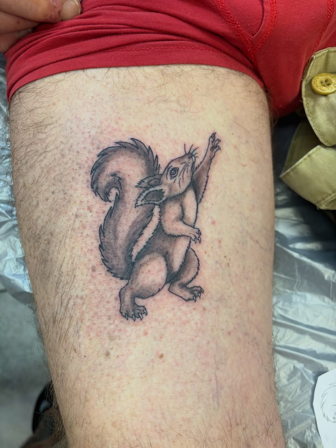 Tattoo by @tattoosbythomgreen — black_and_grey