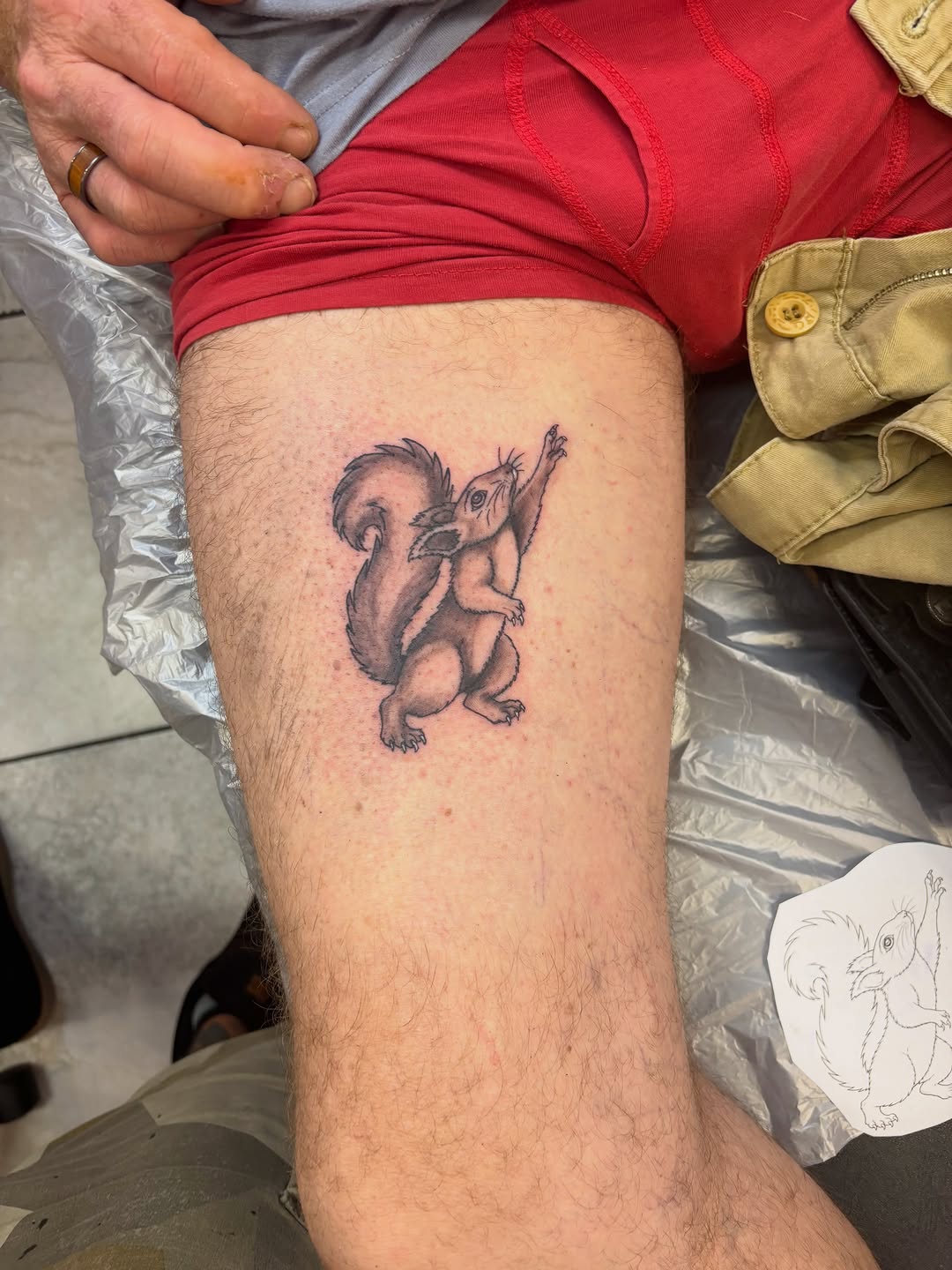 Tattoo by @tattoosbythomgreen — black_and_grey