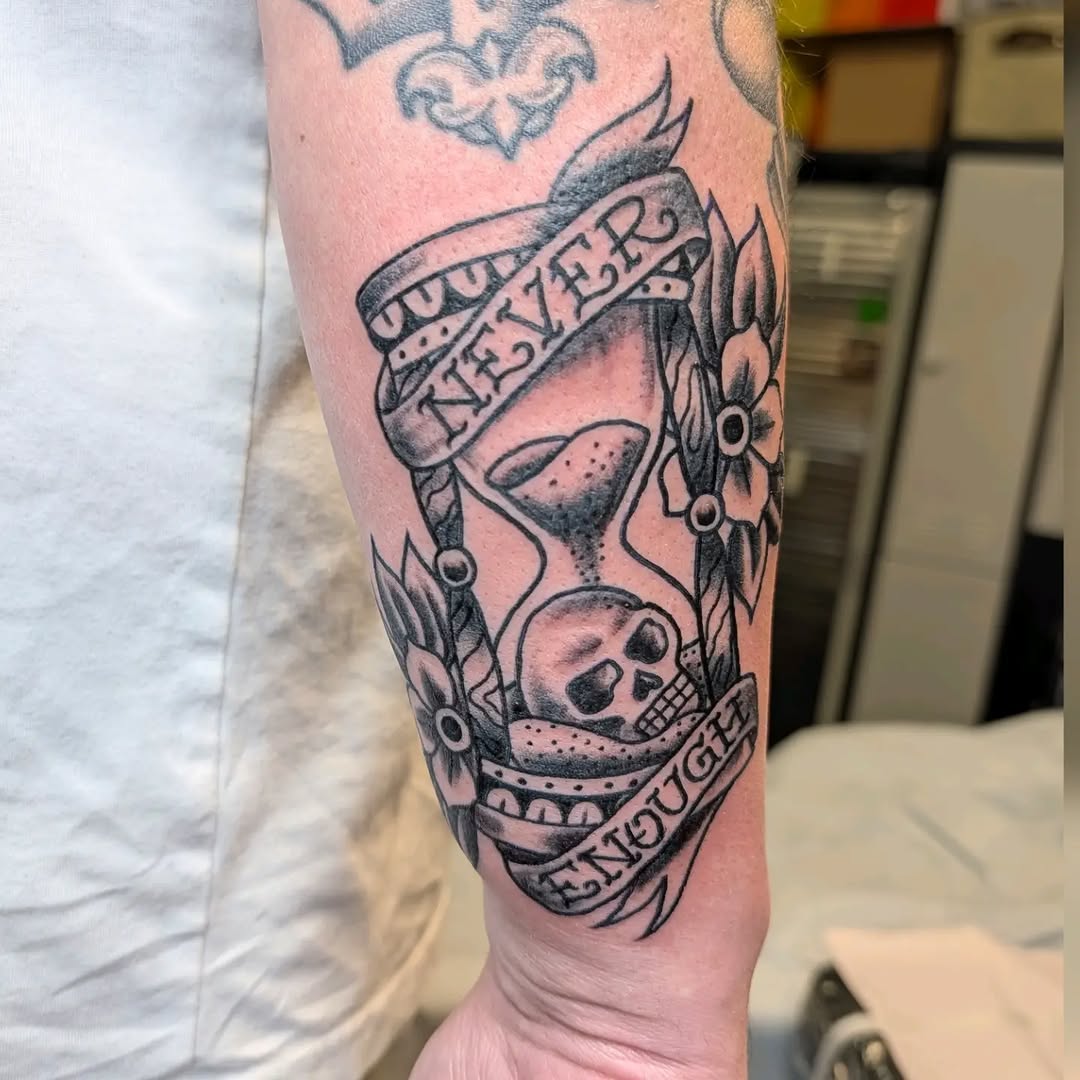 Tattoo by @j9ladylucktattoo — american_traditional, black_and_grey
