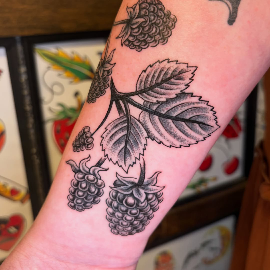Tattoo by @slugclubtattoos — black_and_grey