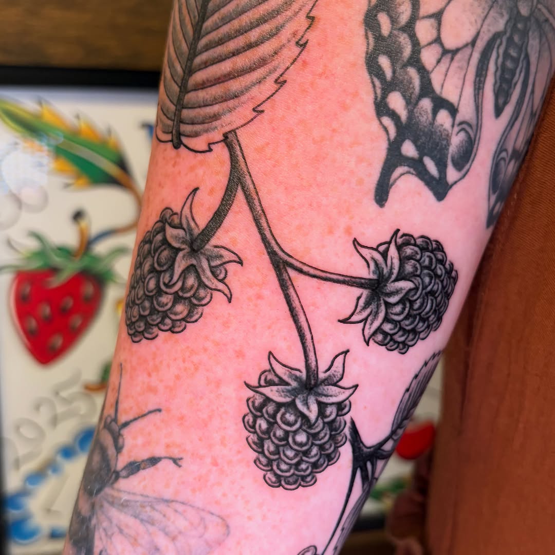 Tattoo by @slugclubtattoos — black_and_grey