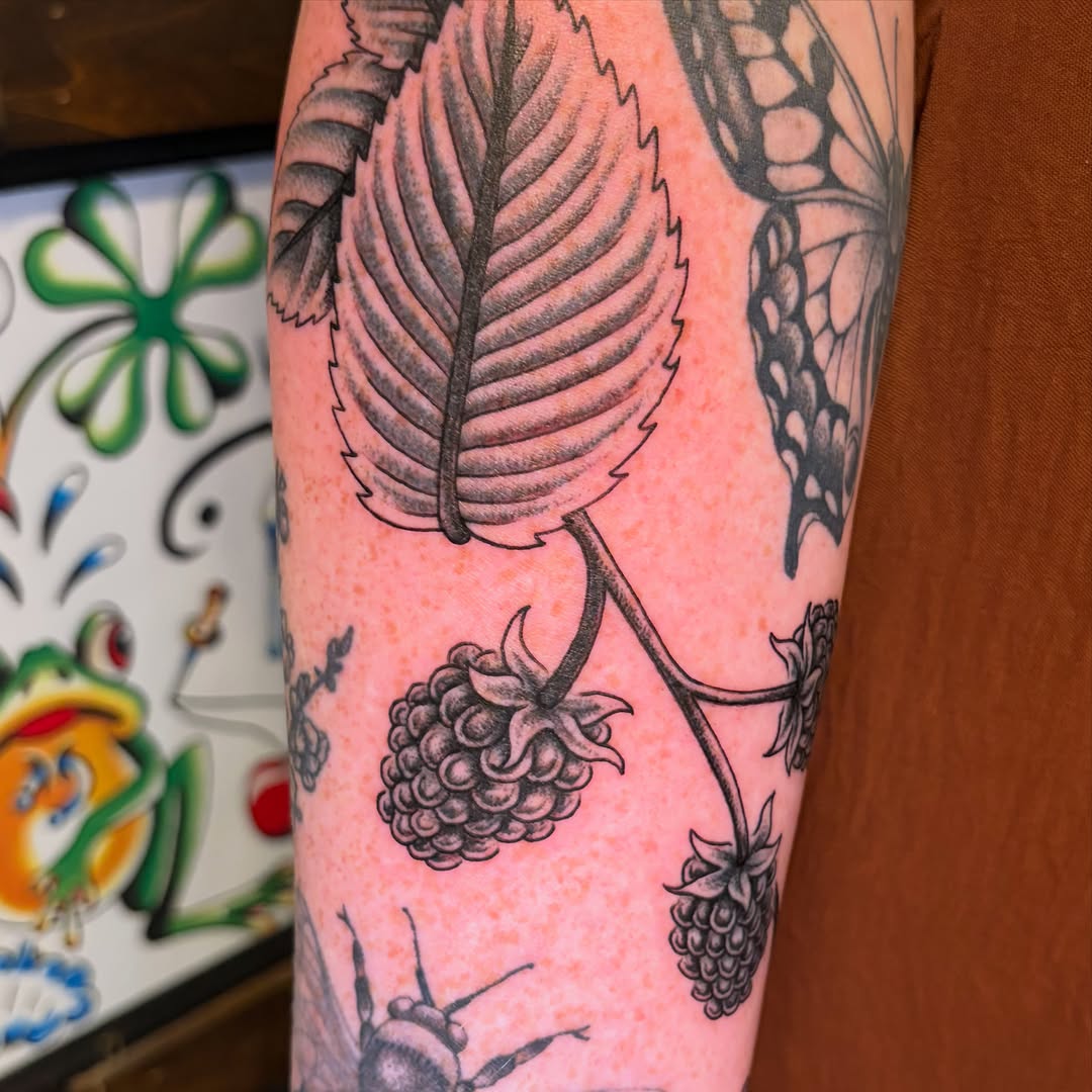 Tattoo by @slugclubtattoos — black_and_grey