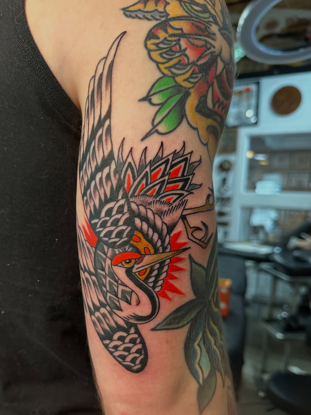Tattoo by @lingerfeldtx — american_traditional, illustrative