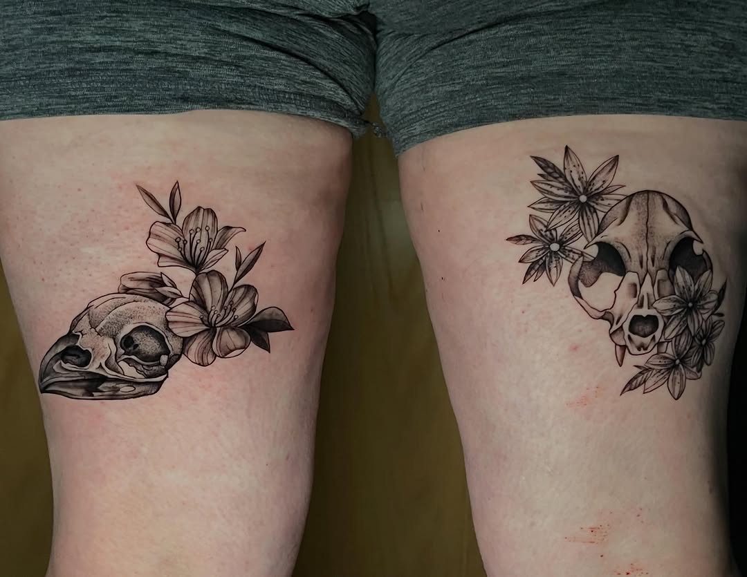 Tattoo by @therealdomgray — black_and_grey, realism