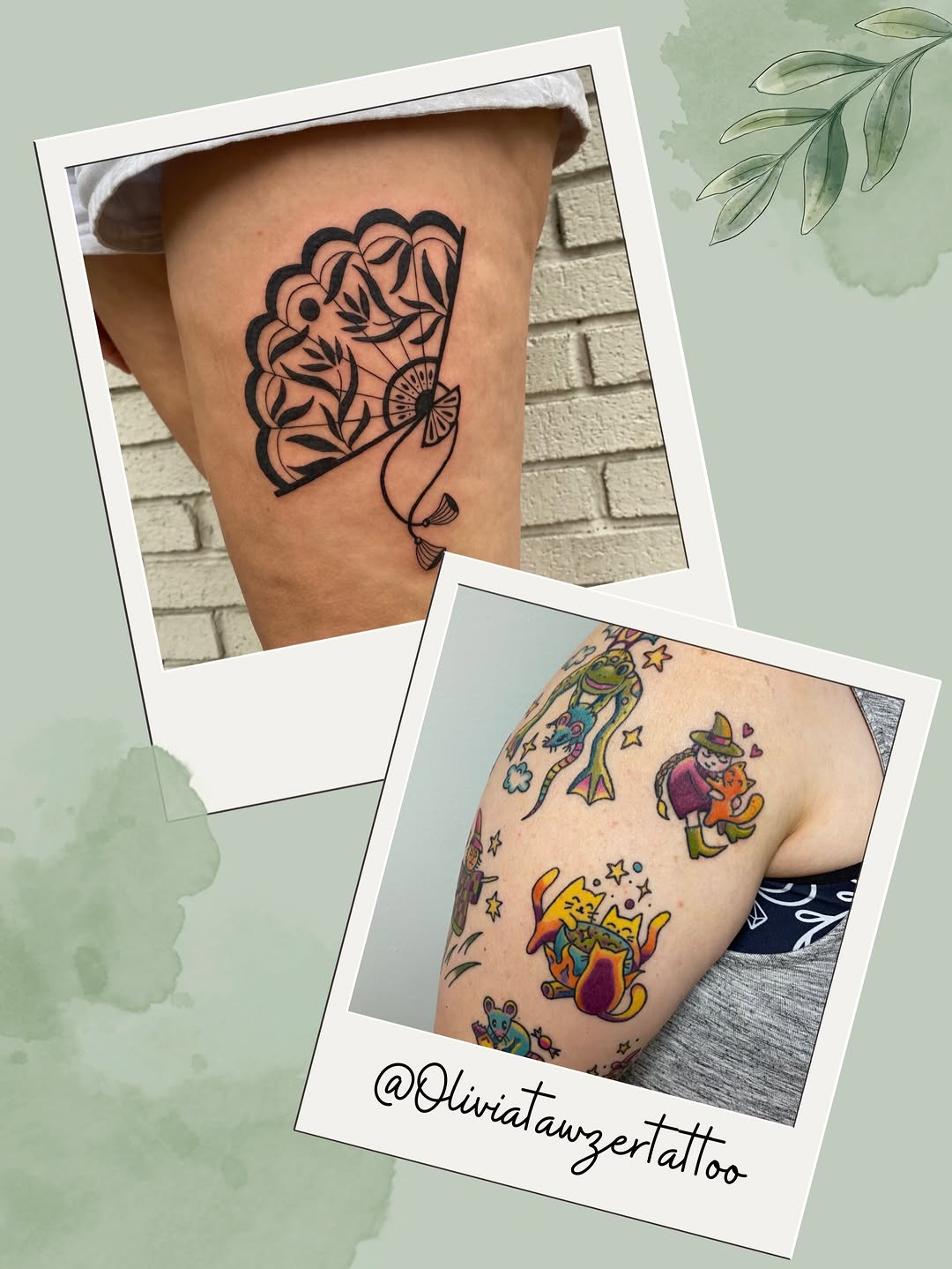 Tattoo by @oliviatawzertattoo โ blackwork, ornamental