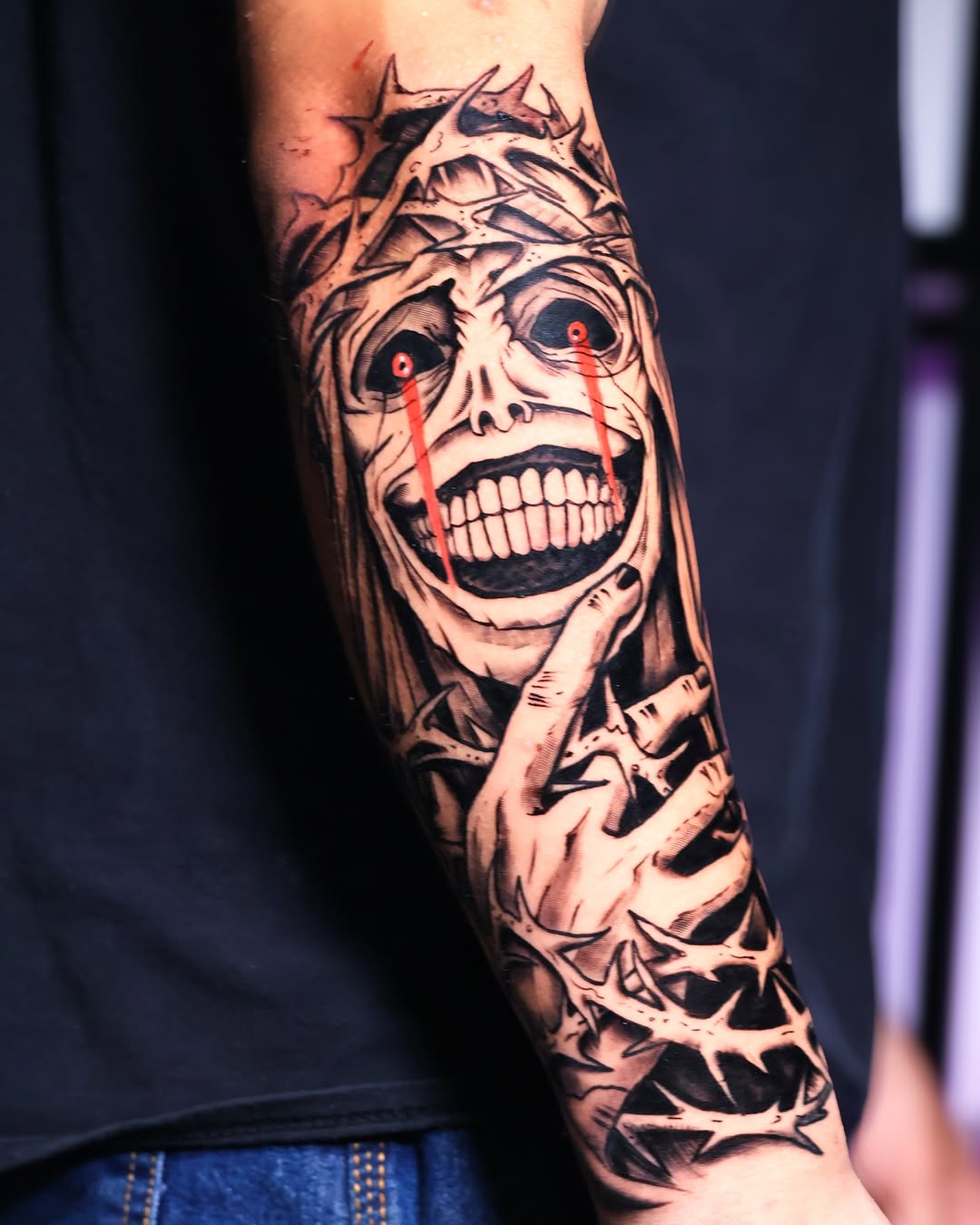 Tattoo by @germanpatino_ink — dark_realism, illustrative