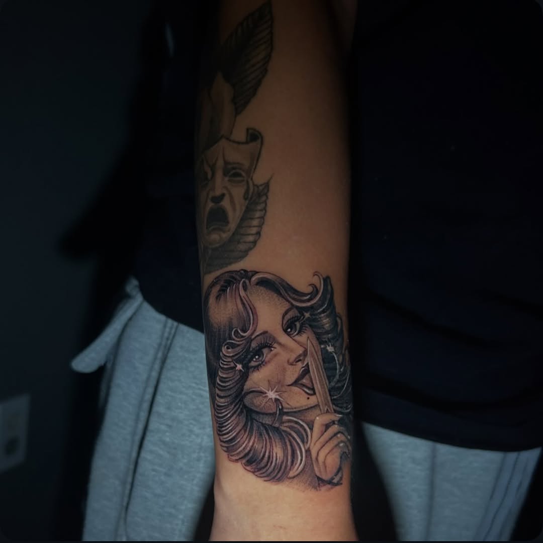 Tattoo by @acruz_707 โ chicano, black_and_grey