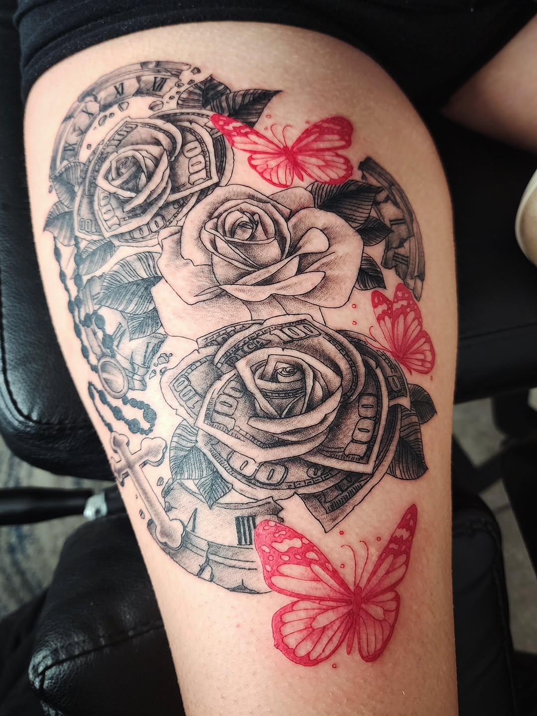 Tattoo by @consumer.inkslinger.artist — black_and_grey, illustrative