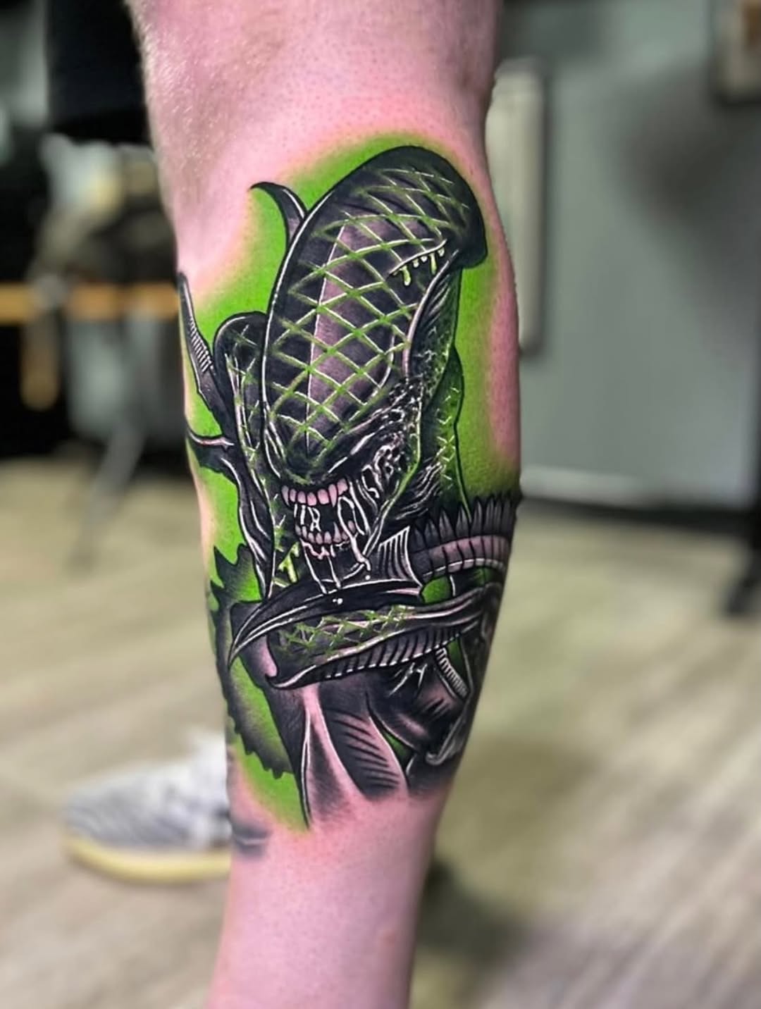 Tattoo by @daemiondesign — realism, black_and_grey