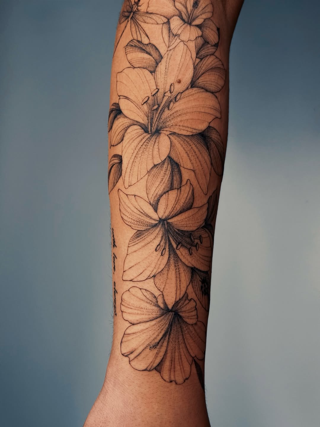 Tattoo by @olgatattooing — black_and_grey