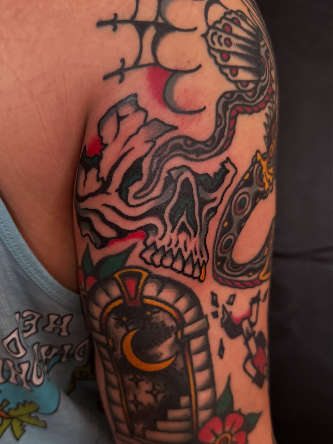 Tattoo by @nicholastidler_tattoos — american_traditional, neo_traditional